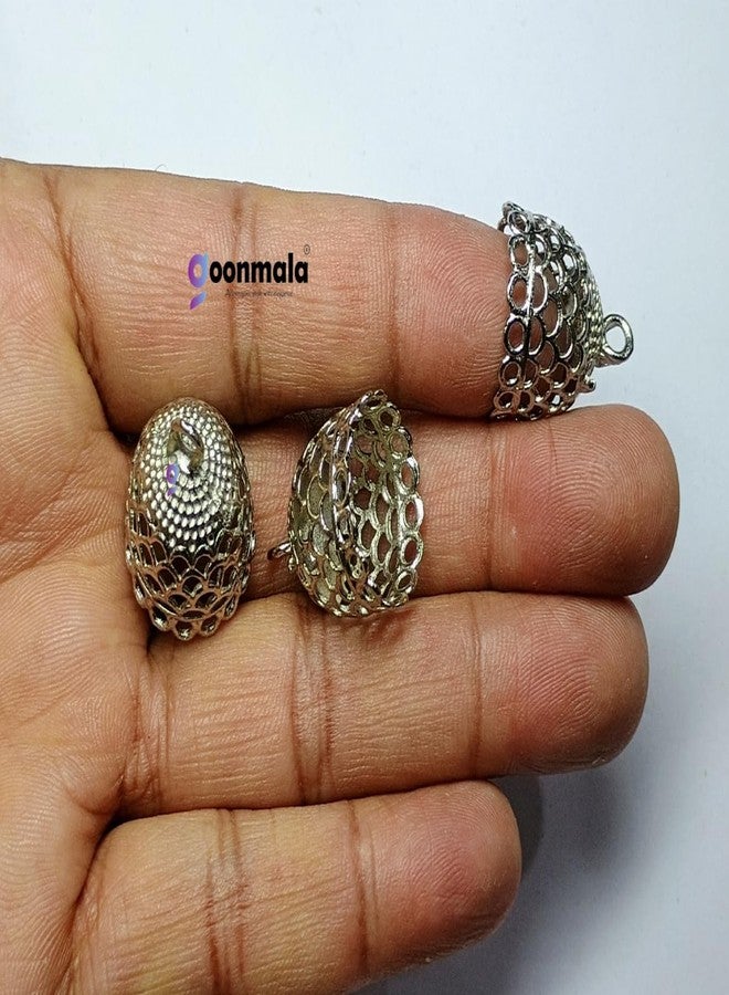 Goonmala أقراط معدنية دائرية من نوع "جونمالا" لصنع المجوهرات، قطرها 19 مم، 20 قطعة - Image 2